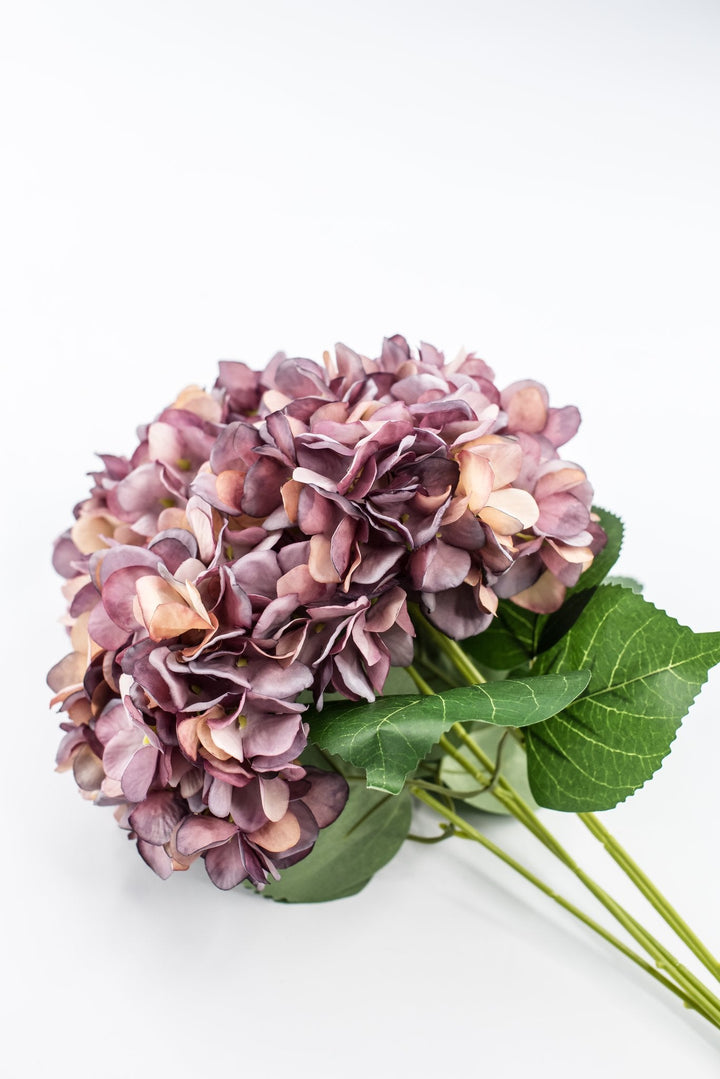 Artificial Mauve Hydrangea Bush - 19" - Greenery MarketArtificial Flowers57465MV