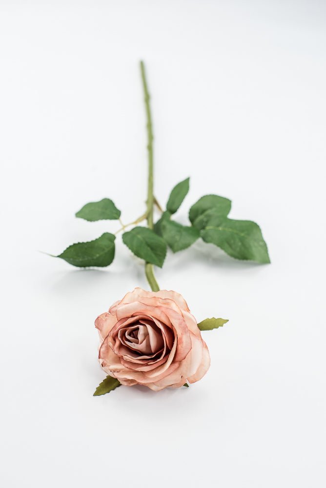 Artificial, Mauve Rose Stem - 28" - Greenery Market2221043MV