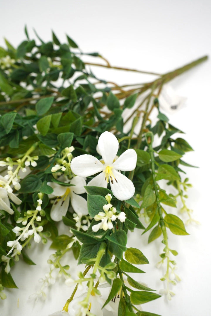 Artificial Mini Greenery And Flowers Bush - Greenery Market28846