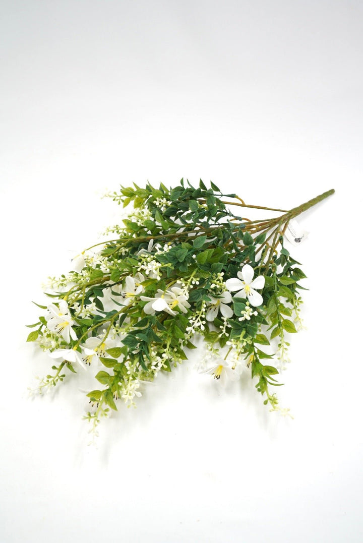 Artificial Mini Greenery And Flowers Bush - Greenery Market28846