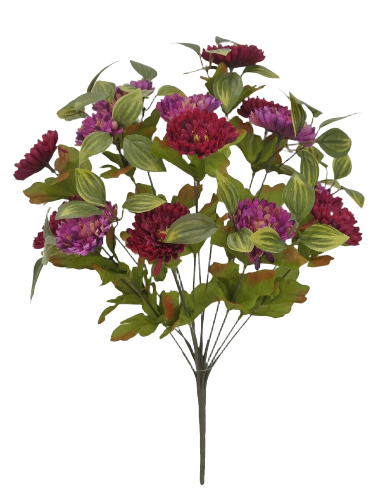 Artificial mini mum bush - multi purple - Greenery Market