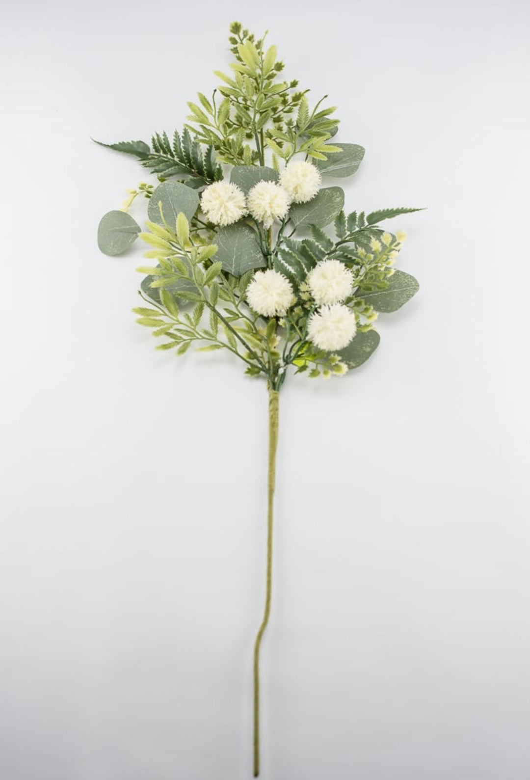 Artificial mixed greenery and fern spray - cream green - Greenery MarketArtificial Flora63537SP28