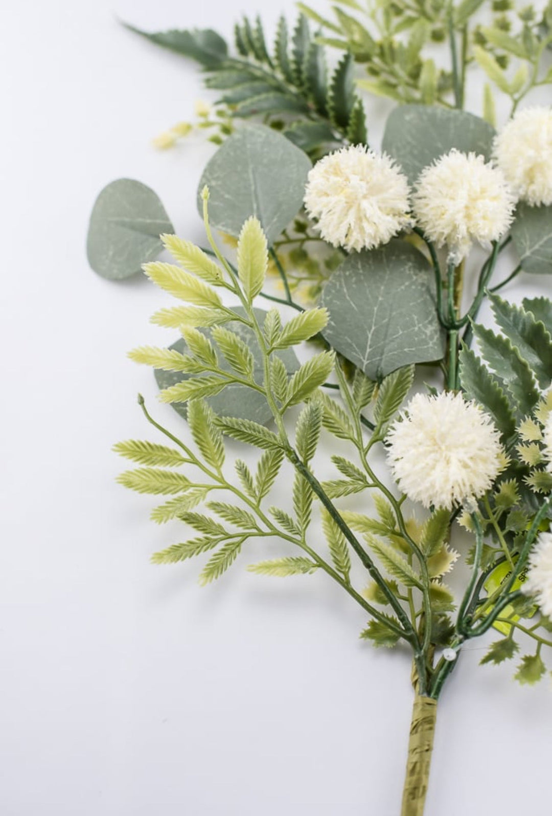 Artificial mixed greenery and fern spray - cream green - Greenery MarketArtificial Flora63537SP28