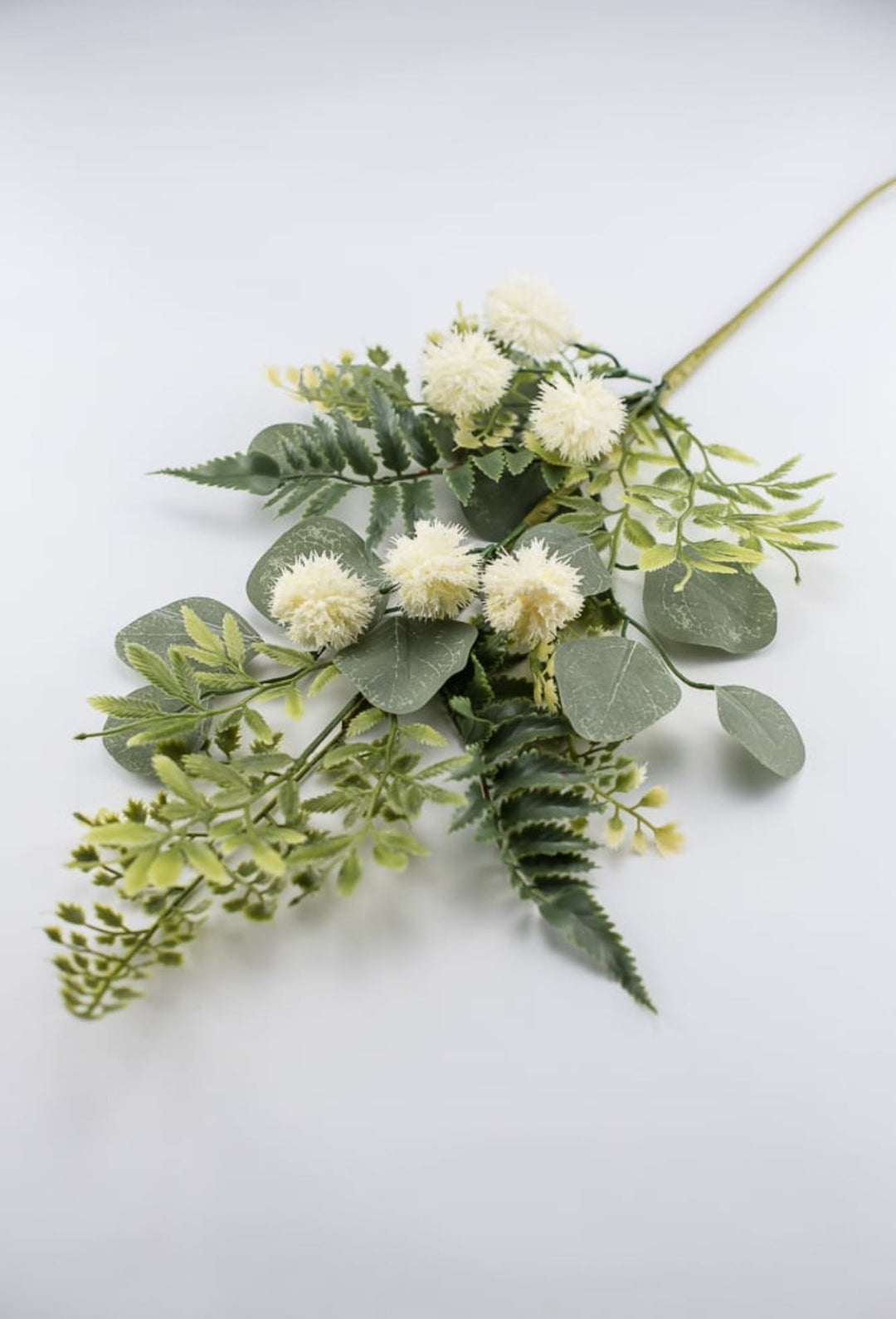 Artificial mixed greenery and fern spray - cream green - Greenery MarketArtificial Flora63537SP28