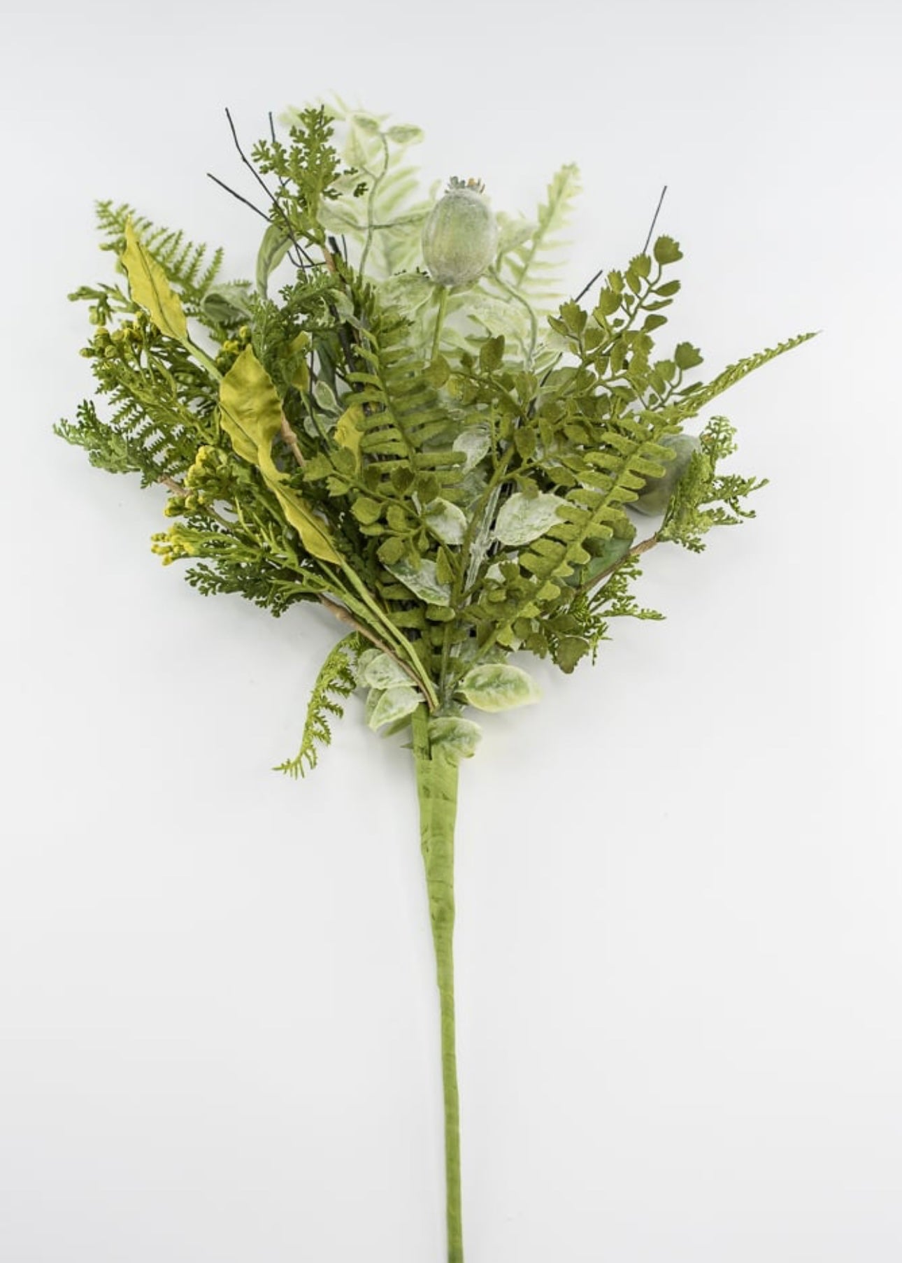 Artificial mixed greenery with pods bush Greenery Market