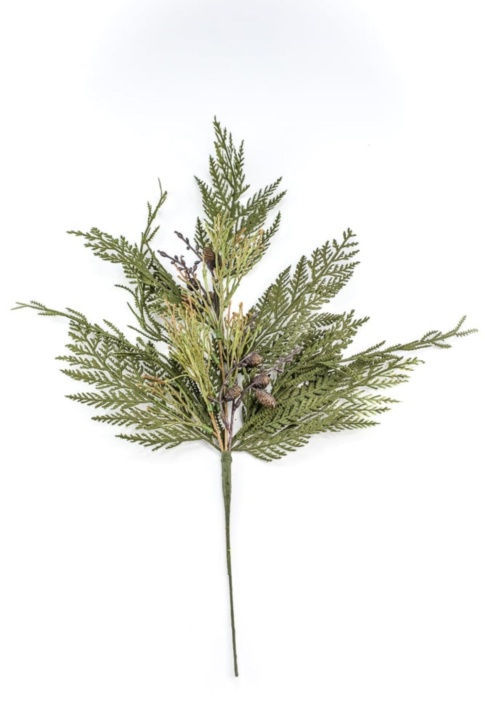 Artificial, mixed incense cedar & mini cone spray - Greenery MarketXX9152