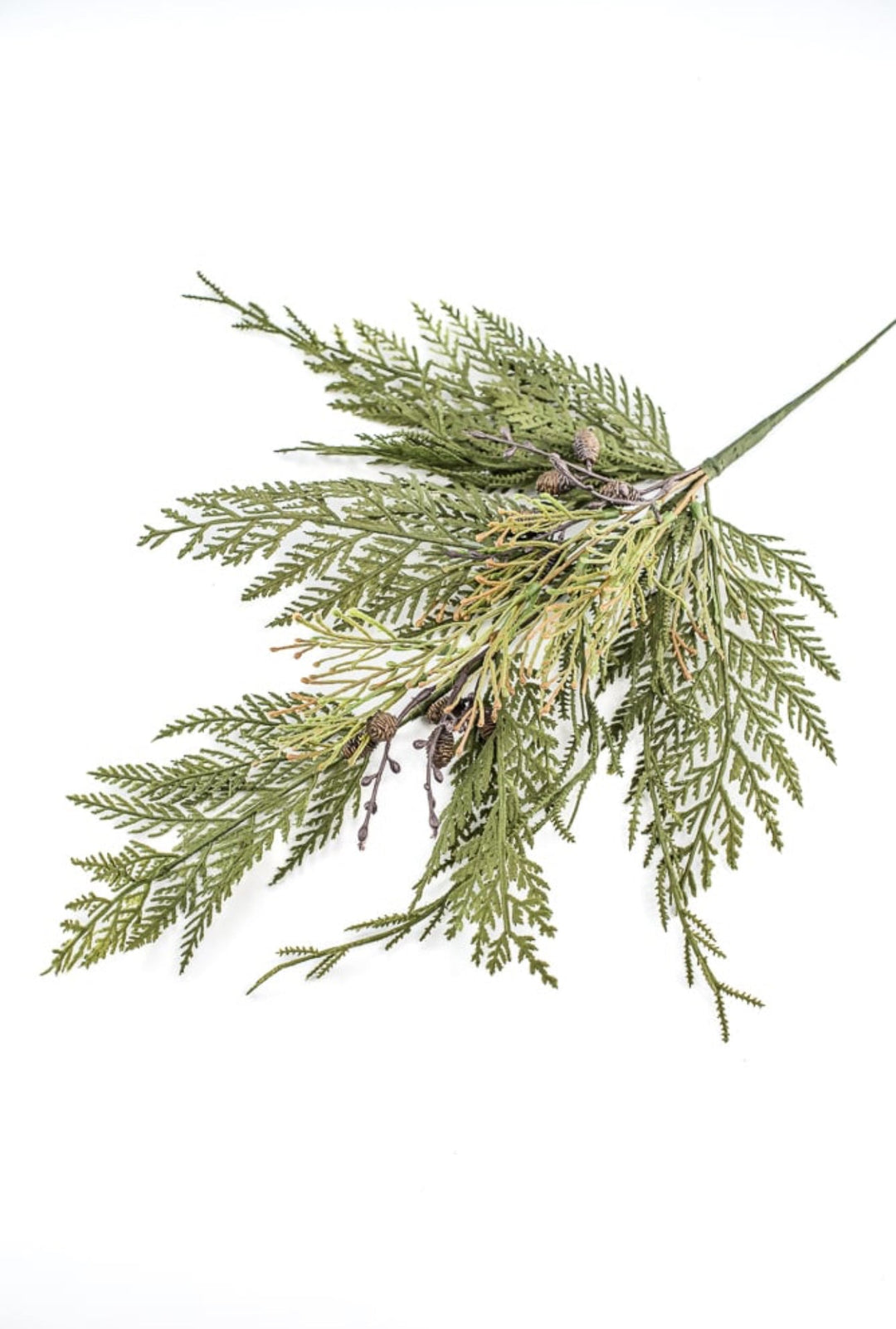 Artificial, mixed incense cedar & mini cone spray - Greenery MarketXX9152