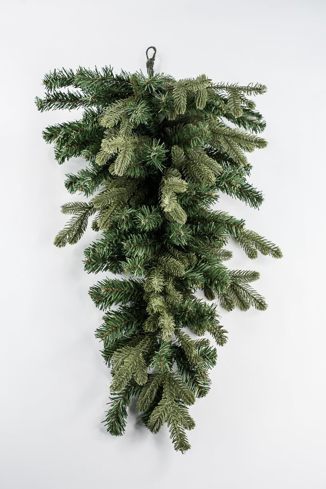 Artificial Mixed Soft Touch Pine Teardrop - 30" - Greenery MarketArtificial Flora85876