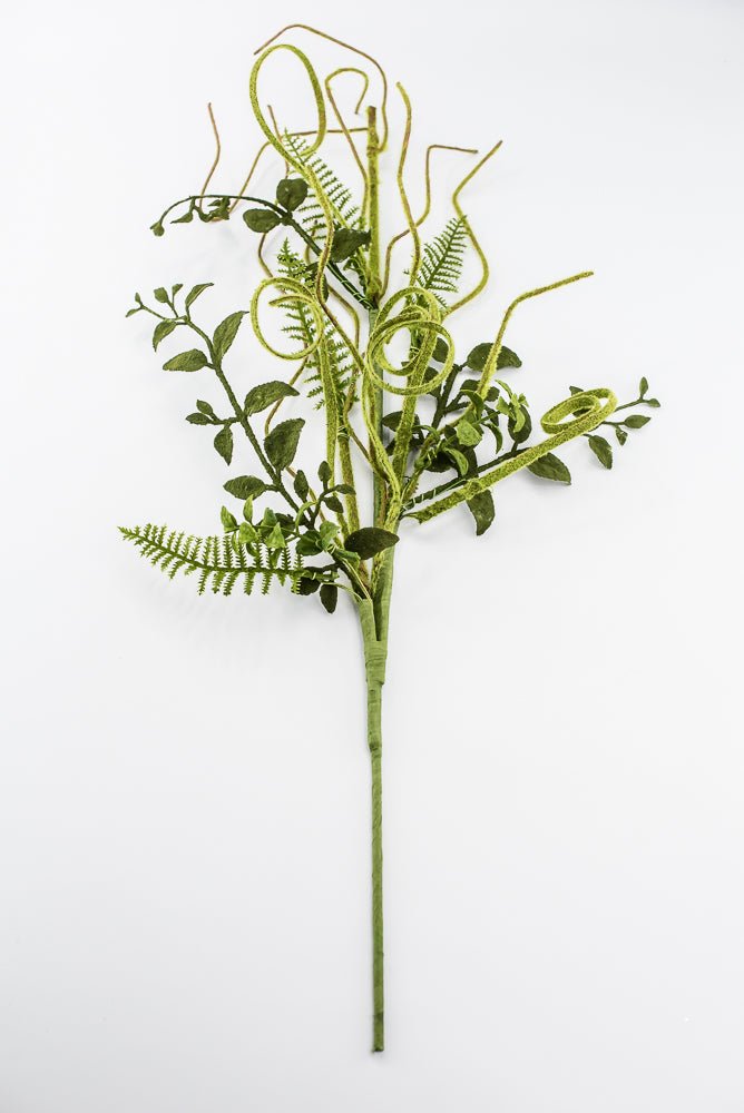 Artificial Mossy Twigs And Leaves Spray - Greenery MarketArtificial Flora62077SP28