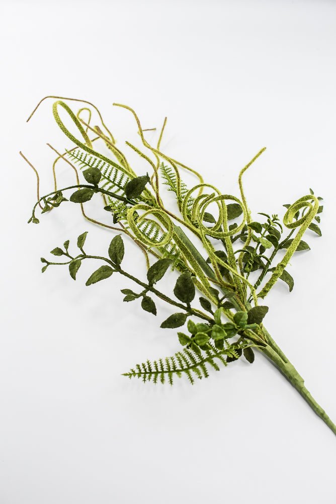 Artificial Mossy Twigs And Leaves Spray - Greenery MarketArtificial Flora62077SP28