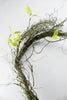 Artificial mossy twigs with leaves vine garland - over 4’ - Greenery Market27546
