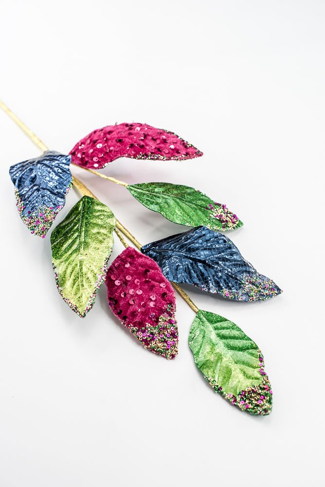 Artificial Multi Color Leaf Spray - 28" - Greenery MarketArtificial FloraXG1161