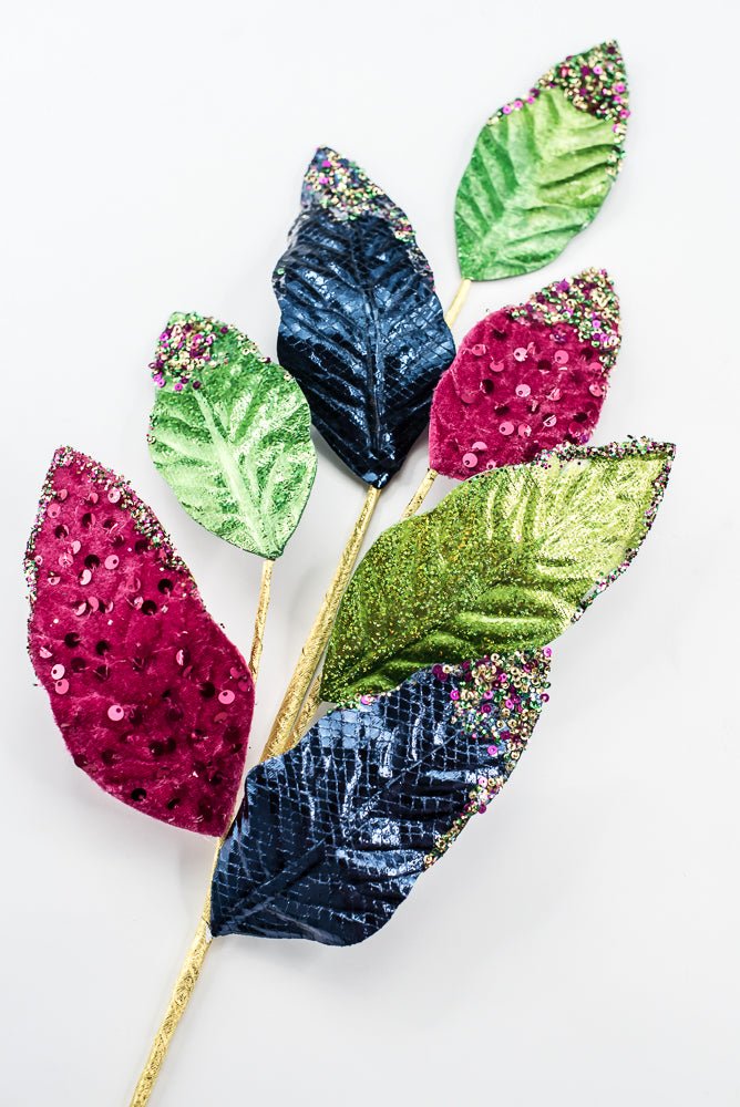 Artificial Multi Color Leaf Spray - 28" - Greenery MarketArtificial FloraXG1161