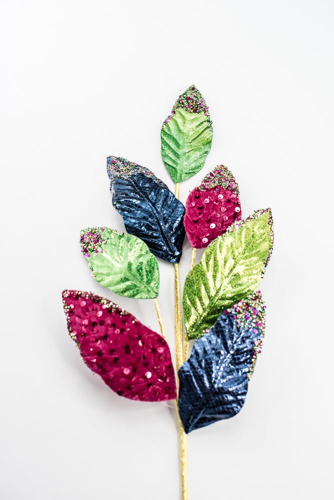 Artificial Multi Color Leaf Spray - 28" - Greenery MarketArtificial FloraXG1161