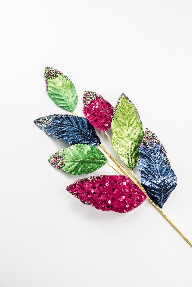 Artificial Multi Color Leaf Spray - 28" - Greenery MarketArtificial FloraXG1161