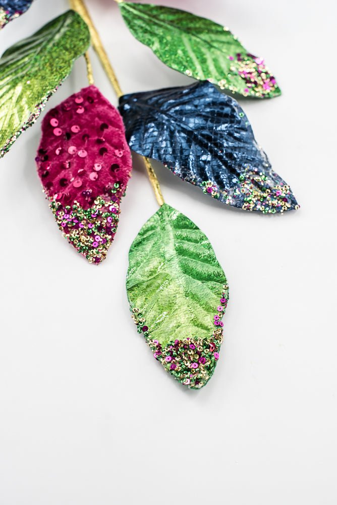 Artificial Multi Color Leaf Spray - 28" - Greenery MarketArtificial FloraXG1161