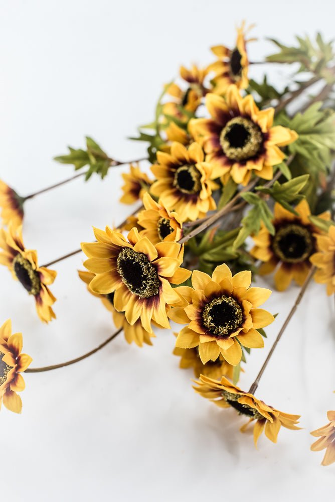 Artificial, Mustard, Sunflower Bush - 25" - Greenery MarketArtificial Flora57361MUSTARD