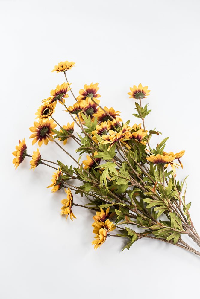 Artificial, Mustard, Sunflower Bush - 25" - Greenery MarketArtificial Flora57361MUSTARD