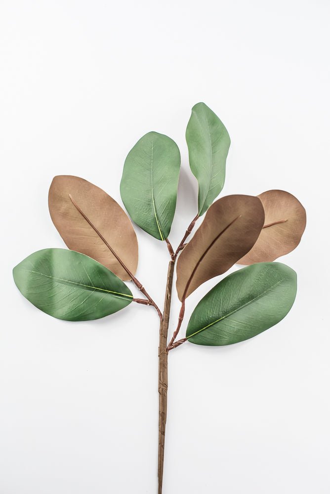 Artificial Natural Green Magnolia Leaf Spray - 24" - Greenery MarketArtificial Flowers227933