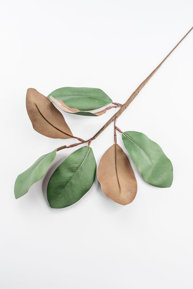 Artificial Natural Green Magnolia Leaf Spray - 24" - Greenery MarketArtificial Flowers227933