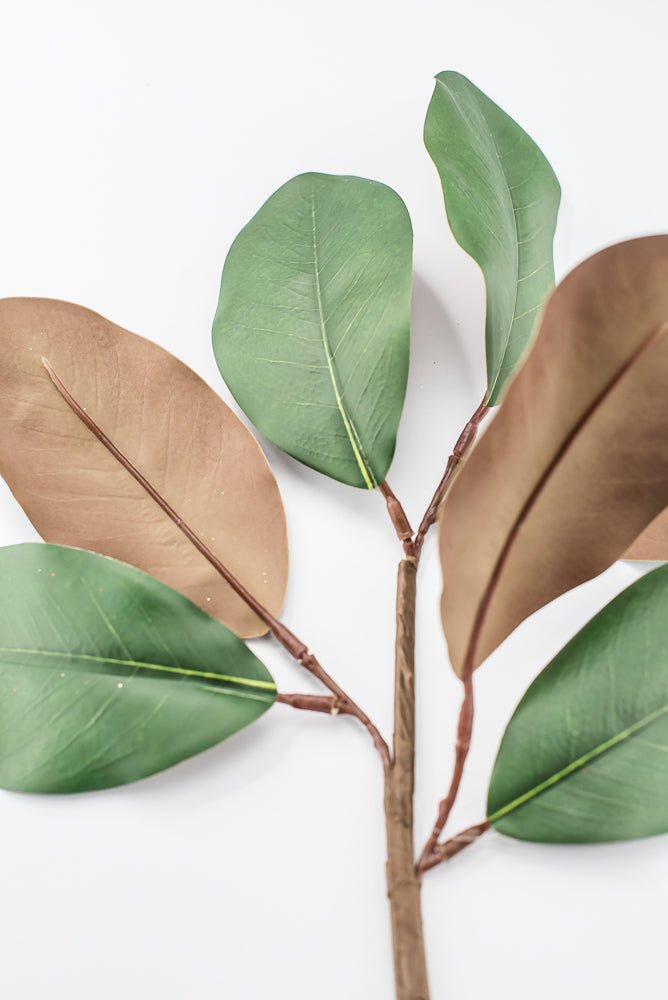 Artificial Natural Green Magnolia Leaf Spray - 24" - Greenery MarketArtificial Flowers227933