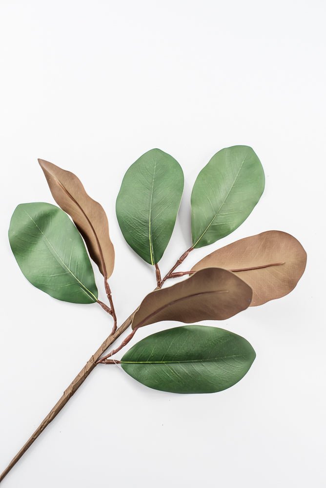 Artificial Natural Green Magnolia Leaf Spray - 24" - Greenery MarketArtificial Flowers227933