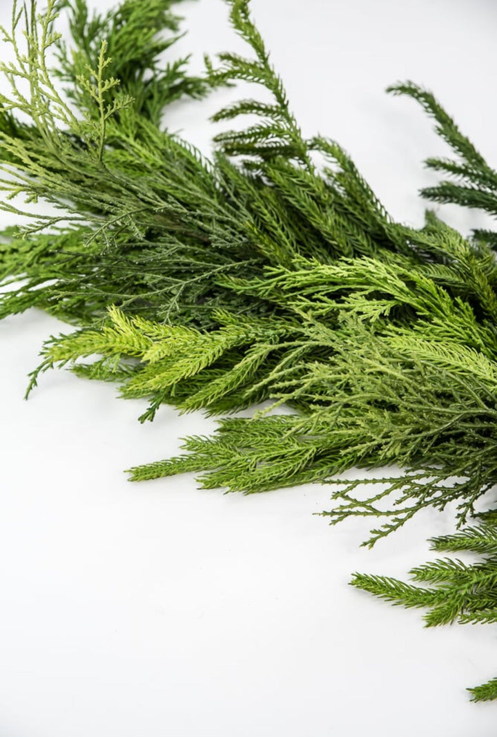 Artificial Norfolk and cedar mixed garland 5’ - Greenery MarketgreeneryX1683