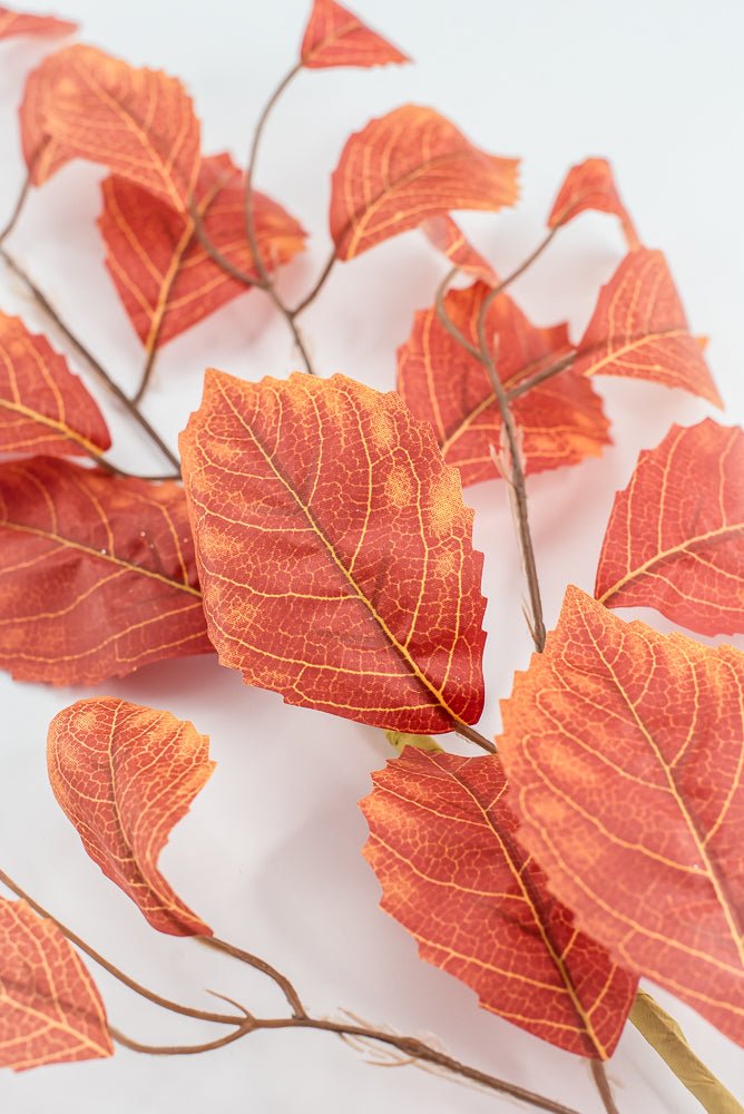 Artificial Orange Beech Leaf Spray - 30.5" - Greenery MarketArtificial Flora40488-OR