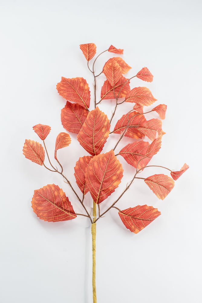 Artificial Orange Beech Leaf Spray - 30.5" - Greenery MarketArtificial Flora40488-OR