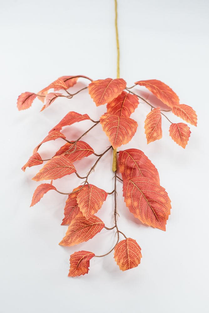 Artificial Orange Beech Leaf Spray - 30.5" - Greenery MarketArtificial Flora40488-OR