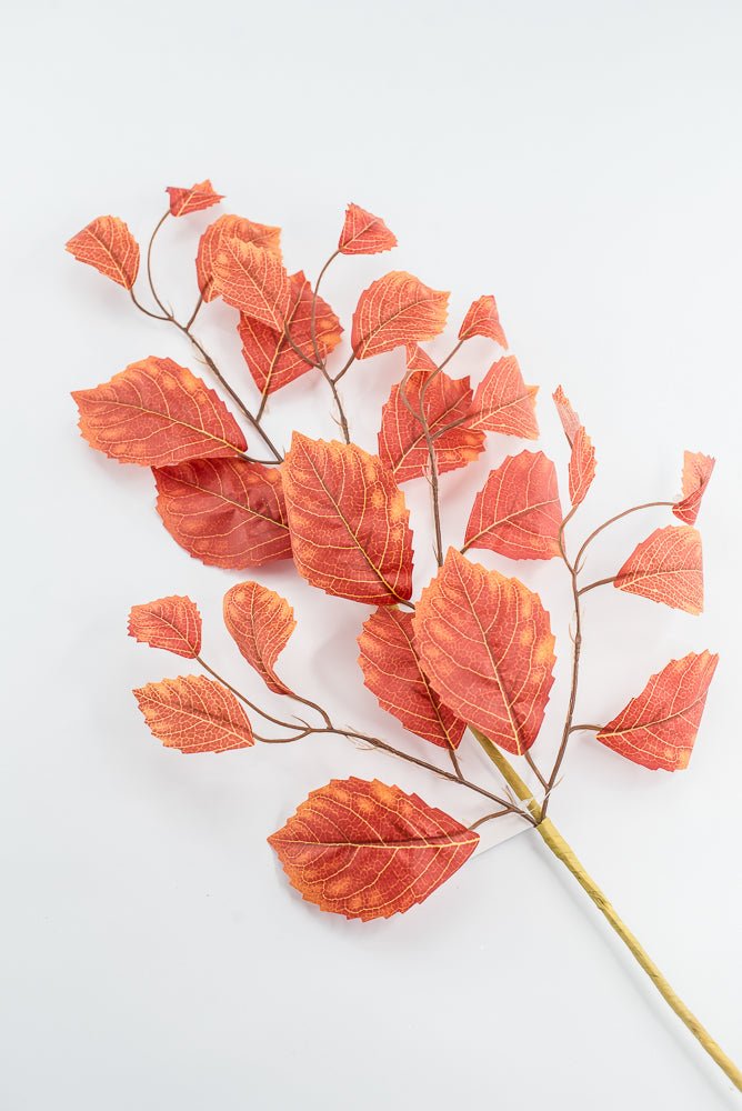 Artificial Orange Beech Leaf Spray - 30.5" - Greenery MarketArtificial Flora40488-OR