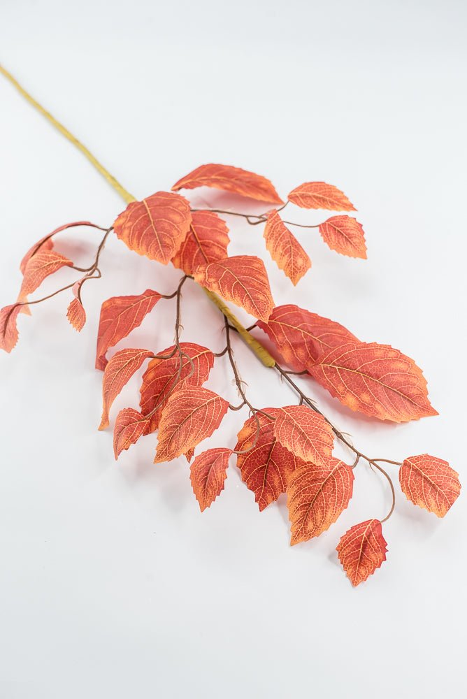 Artificial Orange Beech Leaf Spray - 30.5" - Greenery MarketArtificial Flora40488-OR