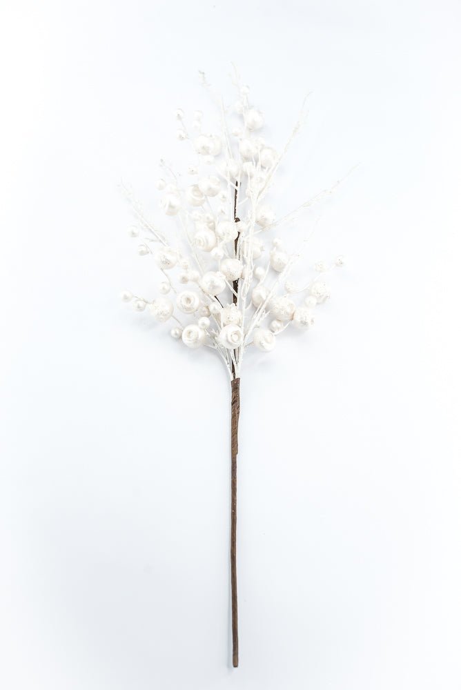 Artificial Pearl Crabapple Twig Spray - 27" - Greenery MarketArtificial Branches105776