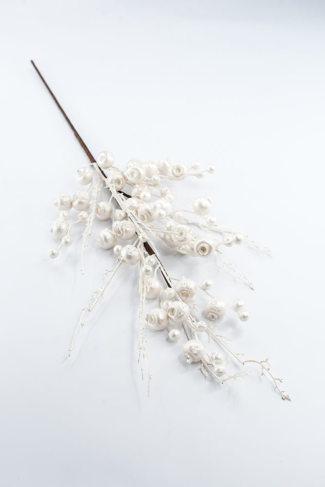 Artificial Pearl Crabapple Twig Spray - 27" - Greenery MarketArtificial Branches105776
