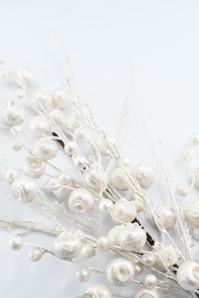 Artificial Pearl Crabapple Twig Spray - 27" - Greenery MarketArtificial Branches105776