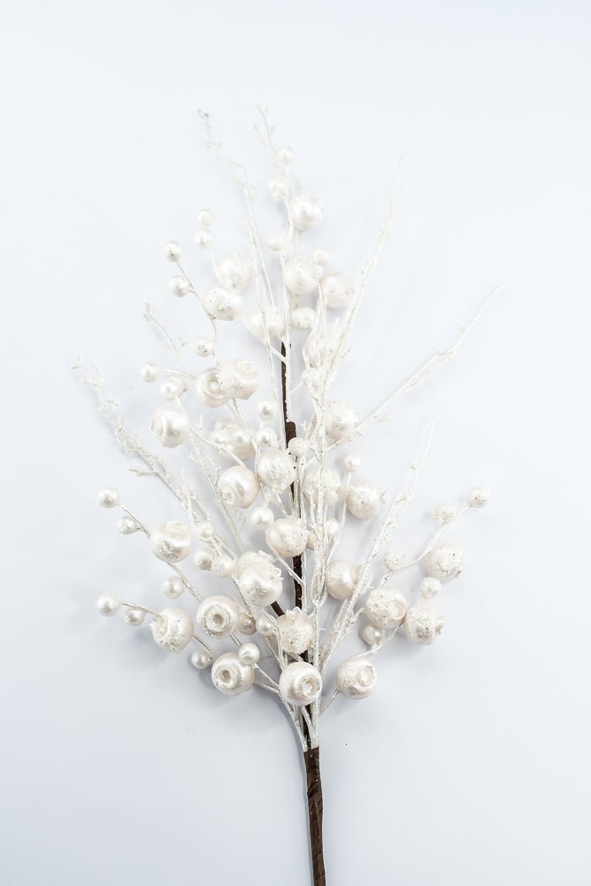 Artificial Pearl Crabapple Twig Spray - 27" - Greenery MarketArtificial Branches105776