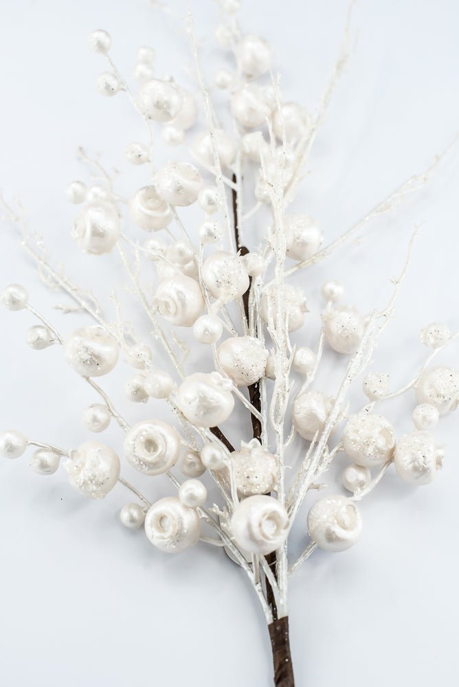 Artificial Pearl Crabapple Twig Spray - 27" - Greenery MarketArtificial Branches105776