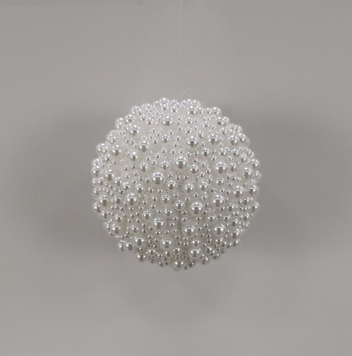 Artificial Pearl Hanging Ball Ornament - 4" - Greenery MarketArtificial Flora32268