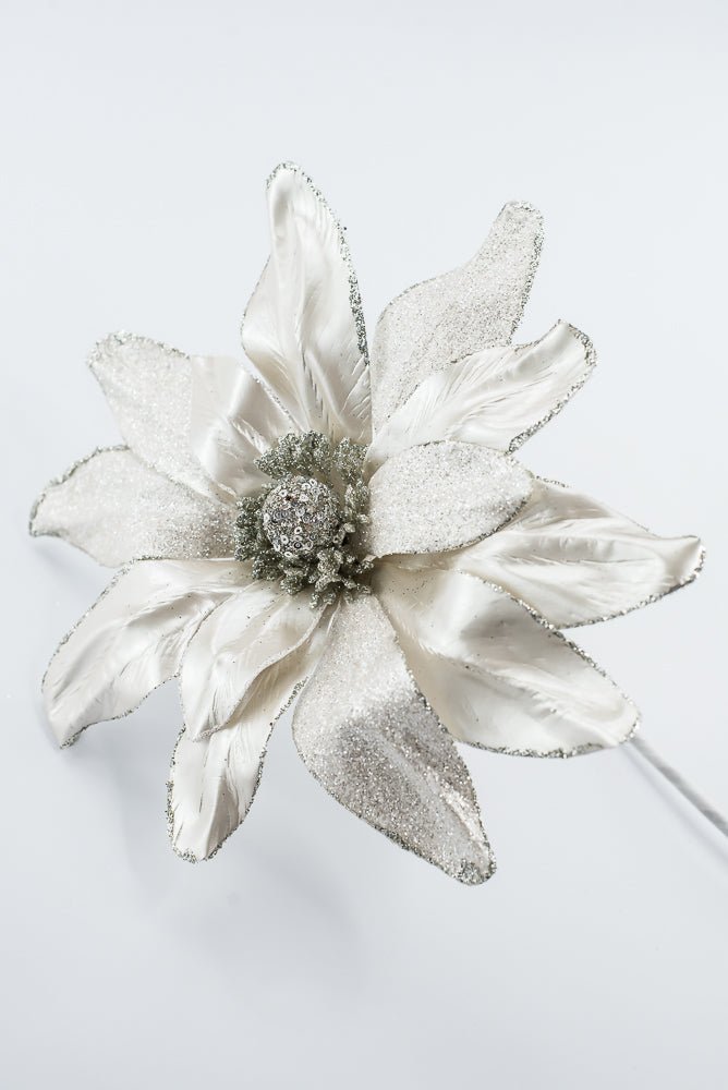 Artificial Pearl Magnolia Stem - 20" - Greenery Market86940IV