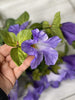 Artificial petunia flowers bush, purple - Greenery Marketartificial flowers25796