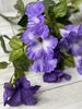 Artificial petunia flowers bush, purple - Greenery Marketartificial flowers25796