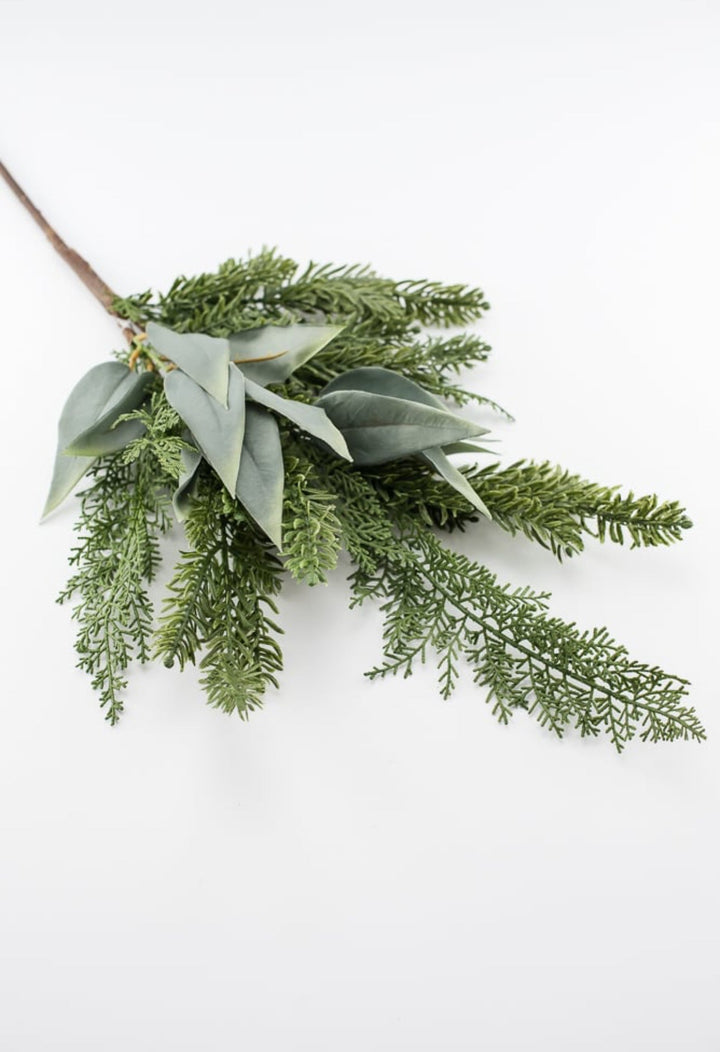 Artificial pine and eucalyptus greenery spray - Greenery MarketXp2210 - SG