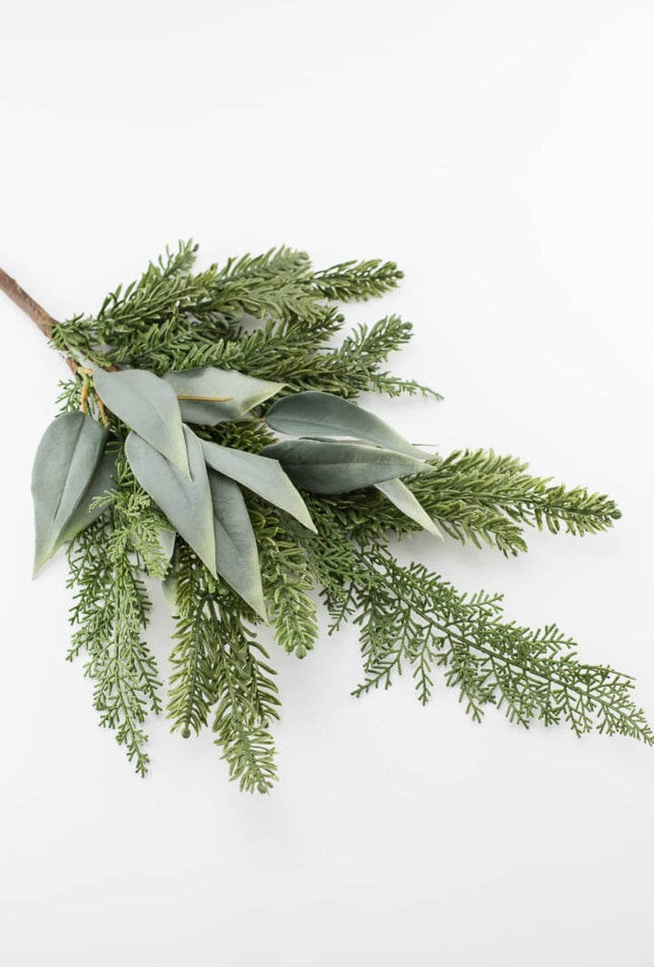 Artificial pine and eucalyptus greenery spray - Greenery MarketXp2210 - SG