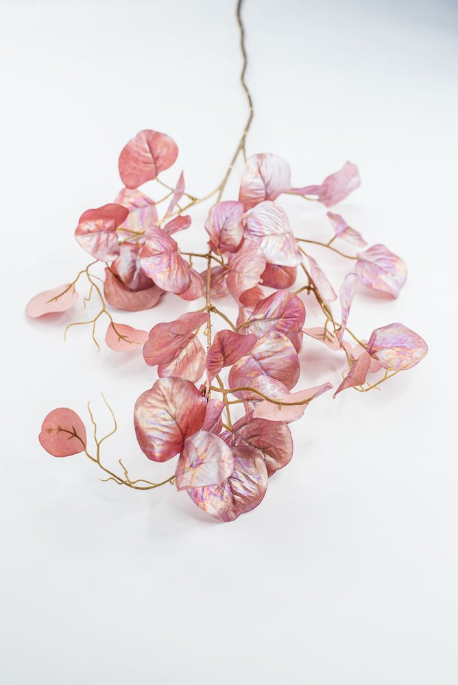 Artificial, Pink Pearlized, Eucalyptus Spray - 38" - Greenery MarketXFS645-PK