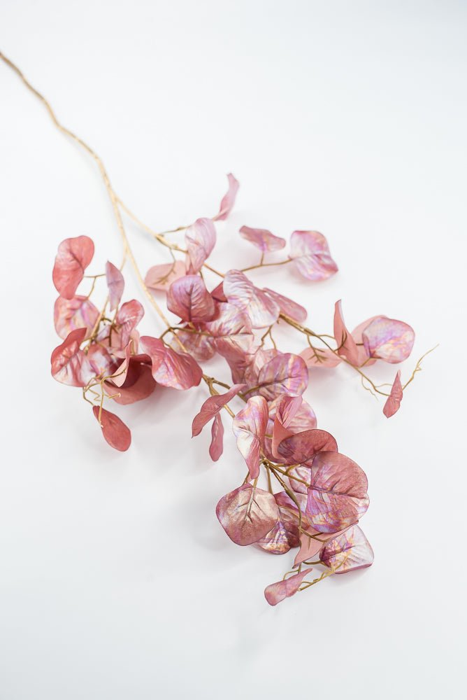 Artificial, Pink Pearlized, Eucalyptus Spray - 38" - Greenery MarketXFS645-PK