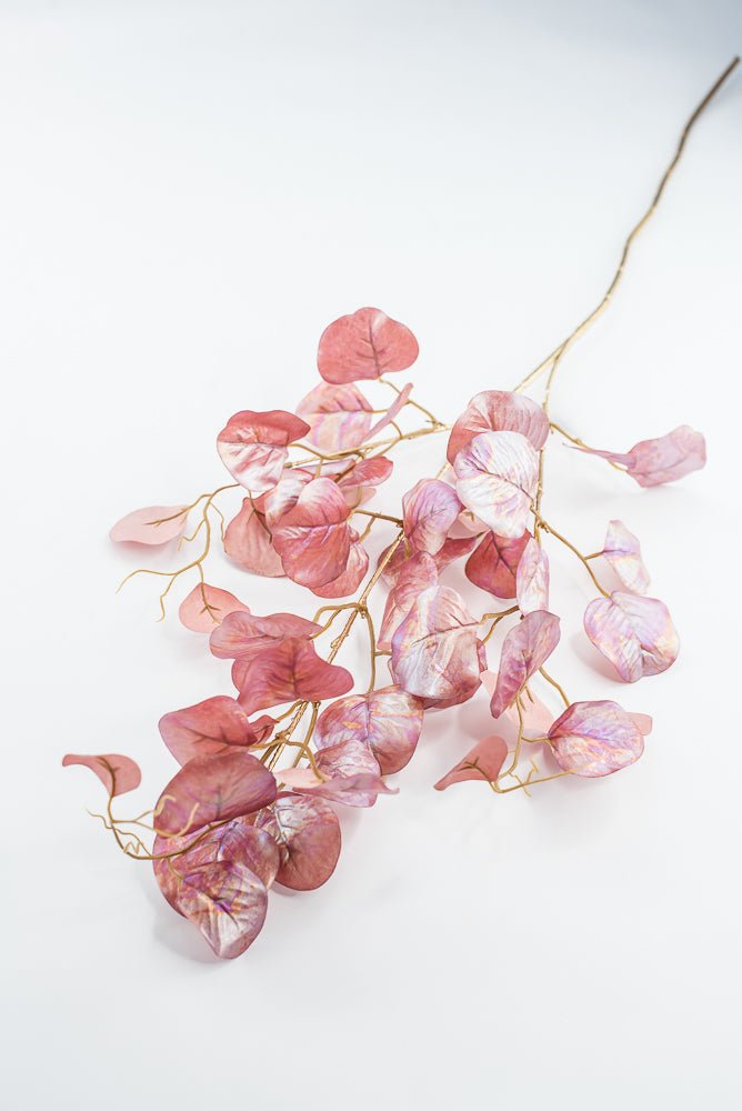 Artificial, Pink Pearlized, Eucalyptus Spray - 38" - Greenery MarketXFS645-PK