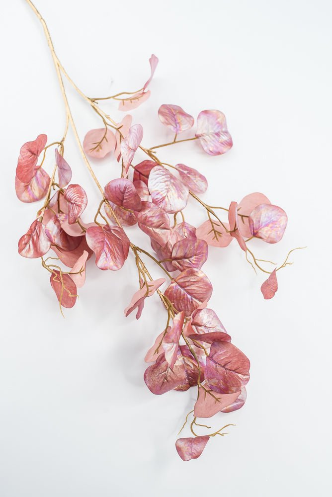 Artificial, Pink Pearlized, Eucalyptus Spray - 38" - Greenery MarketXFS645-PK