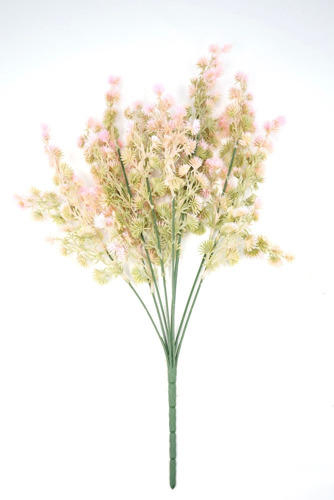 Artificial, Pink Tipped, Greenery Bush - Greenery Market57344