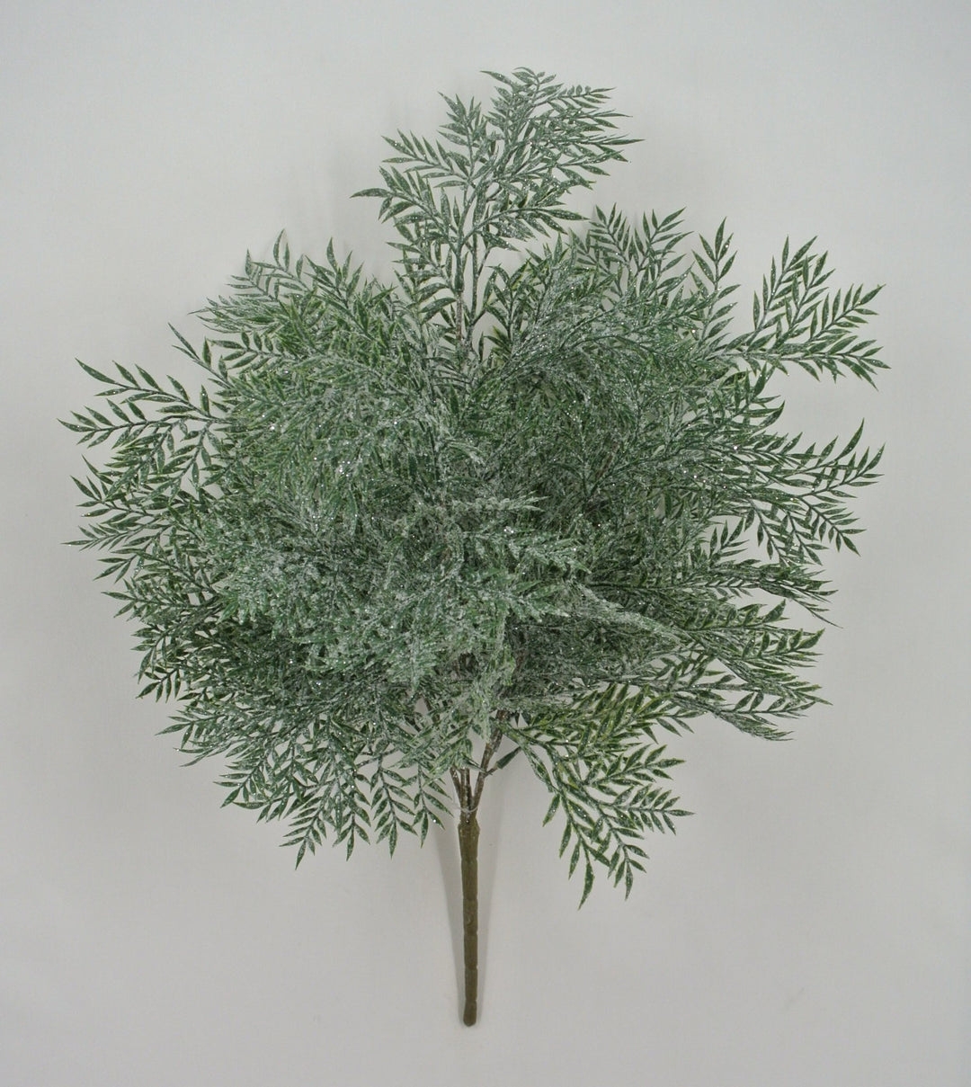 Artificial Plastic Leaf With Iced Bush - 21" - Greenery MarketArtificial Flora85257
