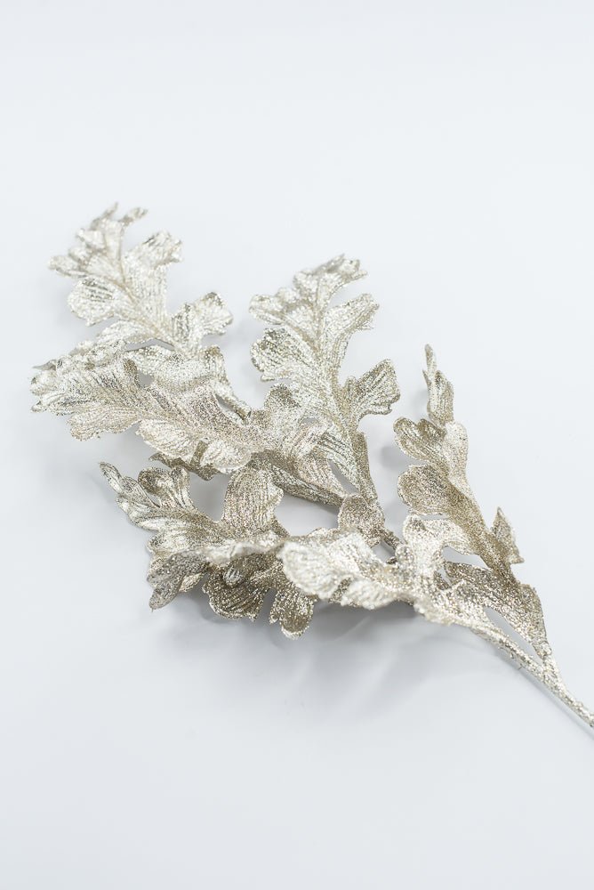 Artificial Platinum Acanthus Curled Leaf Spray - 20" - Greenery MarketArtificial Flowers240157